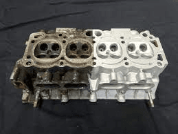 vapour blasting services performed on an engine block in Johannesburg