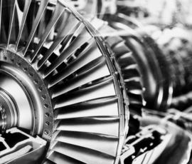 A high precision engineering aerospace part brought to a factory satin finish through vapour blasting by Vapor Edge Industries in Joburg